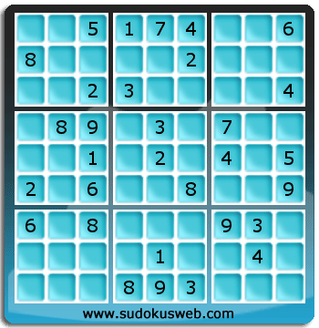 Sudoku von mittelmässiger höhe Sudoku von mittelmässiger höhe
