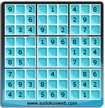 Sudoku de Nivel Muy Fácil