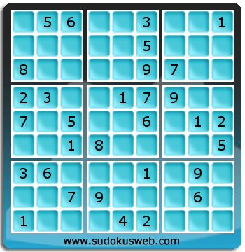 Sudoku von mittelmässiger höhe