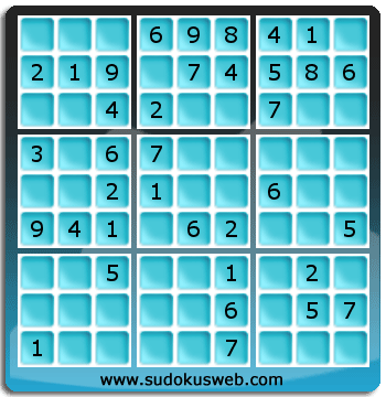Nivel Facil de Sudoku Nivel Facil de Sudoku
