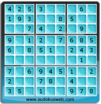 Nivel Muito Facil de Sudoku Nivel Muito Facil de Sudoku