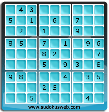 Sudoku von mittelmässiger höhe