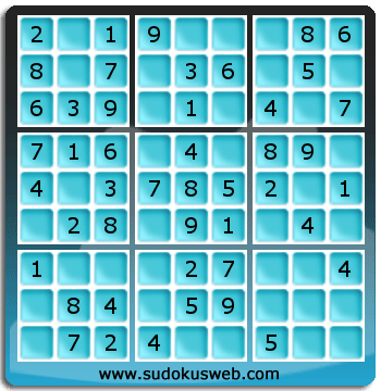 Very Easy Level Sudoku