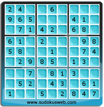 Nivel Muito Facil de Sudoku Nivel Muito Facil de Sudoku