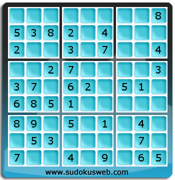 Sudoku von einfacher höhe