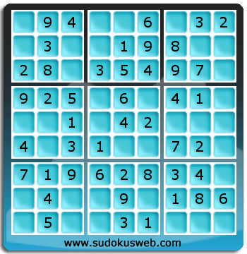 Nivel Muito Facil de Sudoku Nivel Muito Facil de Sudoku