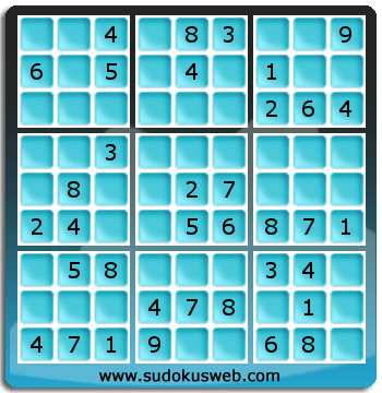 Nivel Facil de Sudoku Nivel Facil de Sudoku