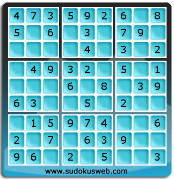Nivel Muito Facil de Sudoku Nivel Muito Facil de Sudoku