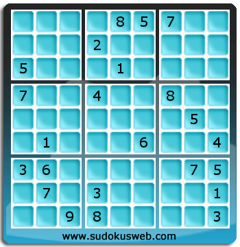 Nivel Dificil de Sudoku Nivel Dificil de Sudoku