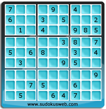 Sudoku von mittelmässiger höhe