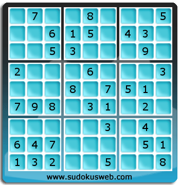 Sudoku de Niveau Facile Sudoku de Niveau Facile
