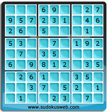 Sudoku de Nivel Muy Fácil Sudoku de Nivel Muy Fácil