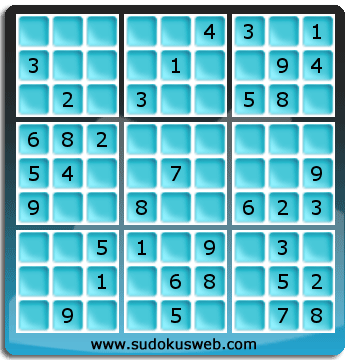 Nivel Facil de Sudoku