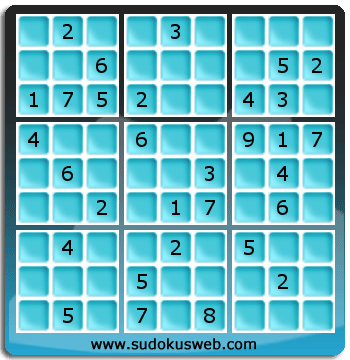 Sudoku von mittelmässiger höhe