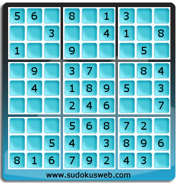 Sudoku de Niveau Très Facile Sudoku de Niveau Très Facile
