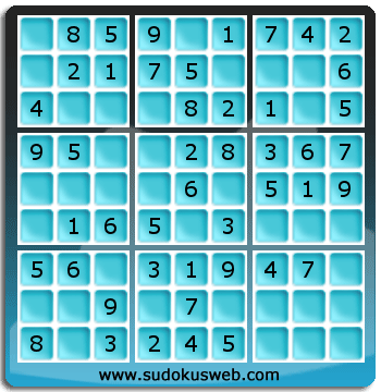 Nivel Muito Facil de Sudoku Nivel Muito Facil de Sudoku