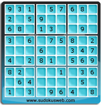 Sudoku de Nivel Muy Fácil