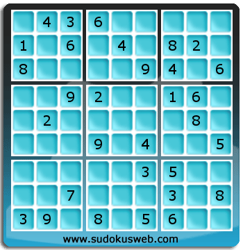 Sudoku von mittelmässiger höhe