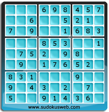 Sudoku de Niveau Très Facile Sudoku de Niveau Très Facile