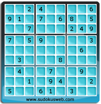 Sudoku von mittelmässiger höhe