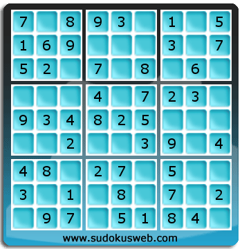 Sudoku de Nivell Molt Fàcil