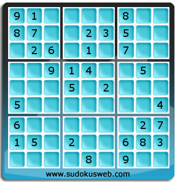 Sudoku von mittelmässiger höhe