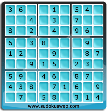 Sudoku de Niveau Très Facile Sudoku de Niveau Très Facile