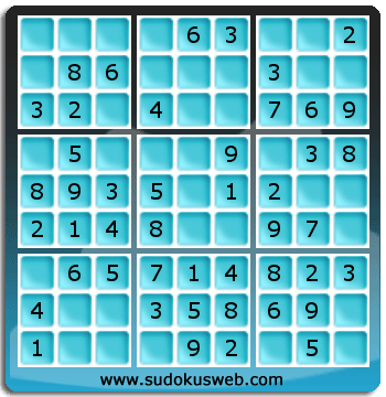 Sudoku de Niveau Très Facile