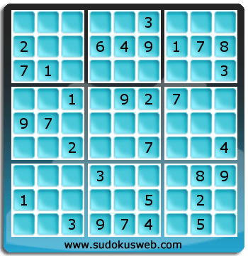 Sudoku von mittelmässiger höhe