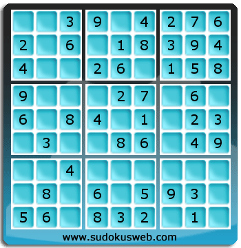 Sudoku de Nivel Muy Fácil Sudoku de Nivel Muy Fácil