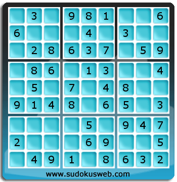 Sudoku de Niveau Très Facile