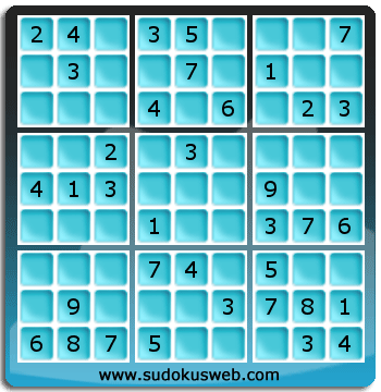 Sudoku von einfacher höhe