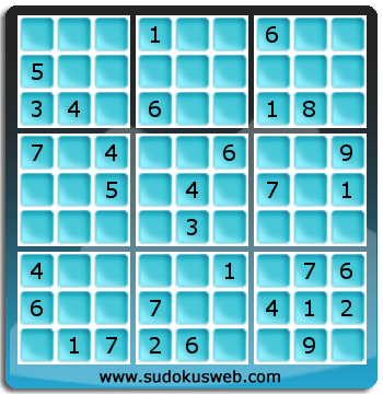 Sudoku von mittelmässiger höhe