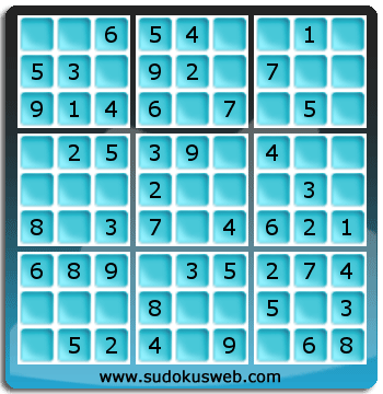 Sudoku de Niveau Très Facile