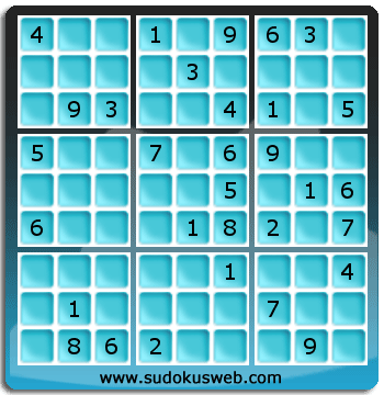 Sudoku von mittelmässiger höhe