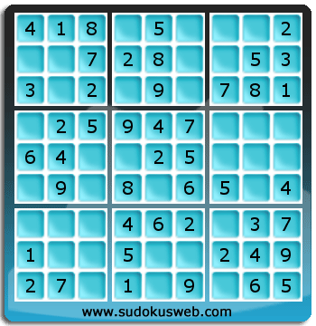 Nivel Muito Facil de Sudoku