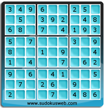 Sudoku de Nivell Molt Fàcil Sudoku de Nivell Molt Fàcil