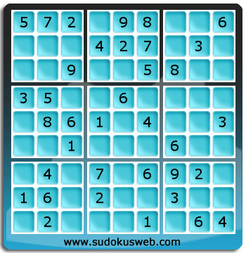 Sudoku von einfacher höhe