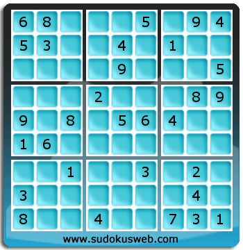 Sudoku von mittelmässiger höhe