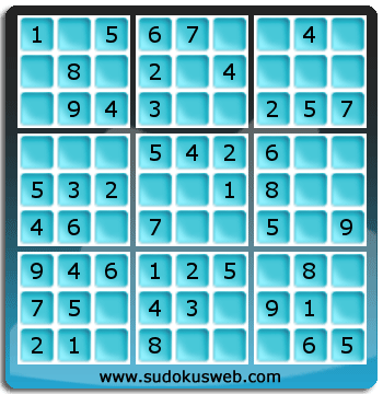 Sudoku de Niveau Très Facile Sudoku de Niveau Très Facile