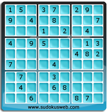 Sudoku von mittelmässiger höhe