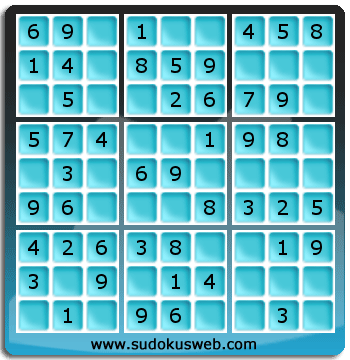 Sudoku de Niveau Très Facile