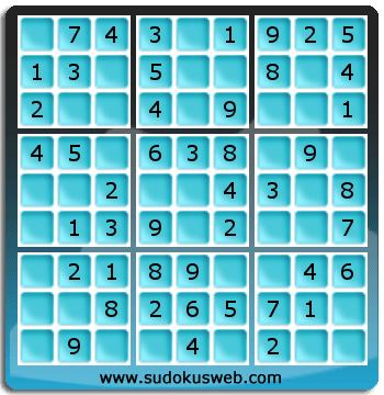 Sudoku von sehr einfacher höhe