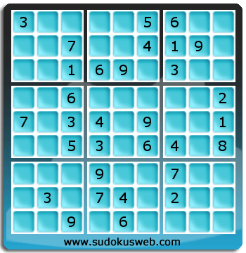 Sudoku von mittelmässiger höhe