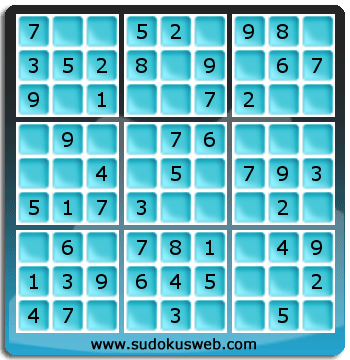 Nivel Muito Facil de Sudoku