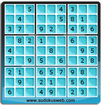 Sudoku de Nivel Muy Fácil Sudoku de Nivel Muy Fácil