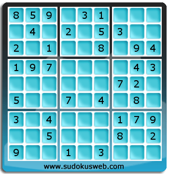 Sudoku von einfacher höhe