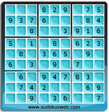 Sudoku de Niveau Très Facile