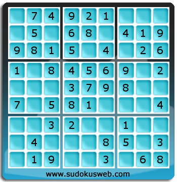 Sudoku de Nivel Muy Fácil