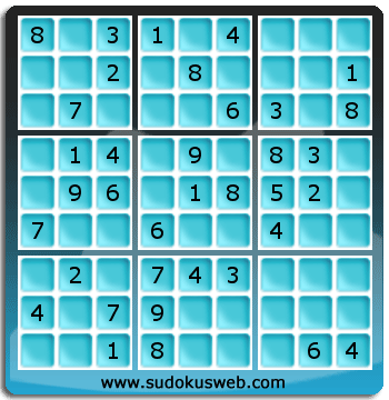 Sudoku von einfacher höhe